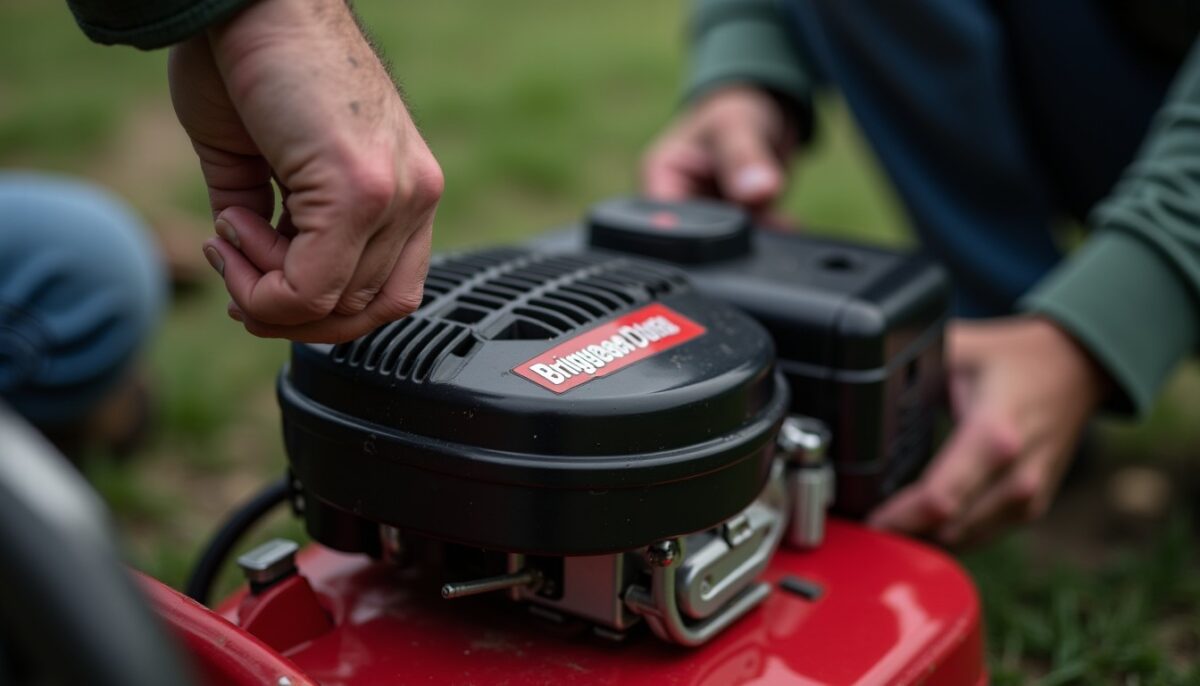 Tondeuse Briggs et Stratton : pourquoi elle démarre puis cale et comment y remédier