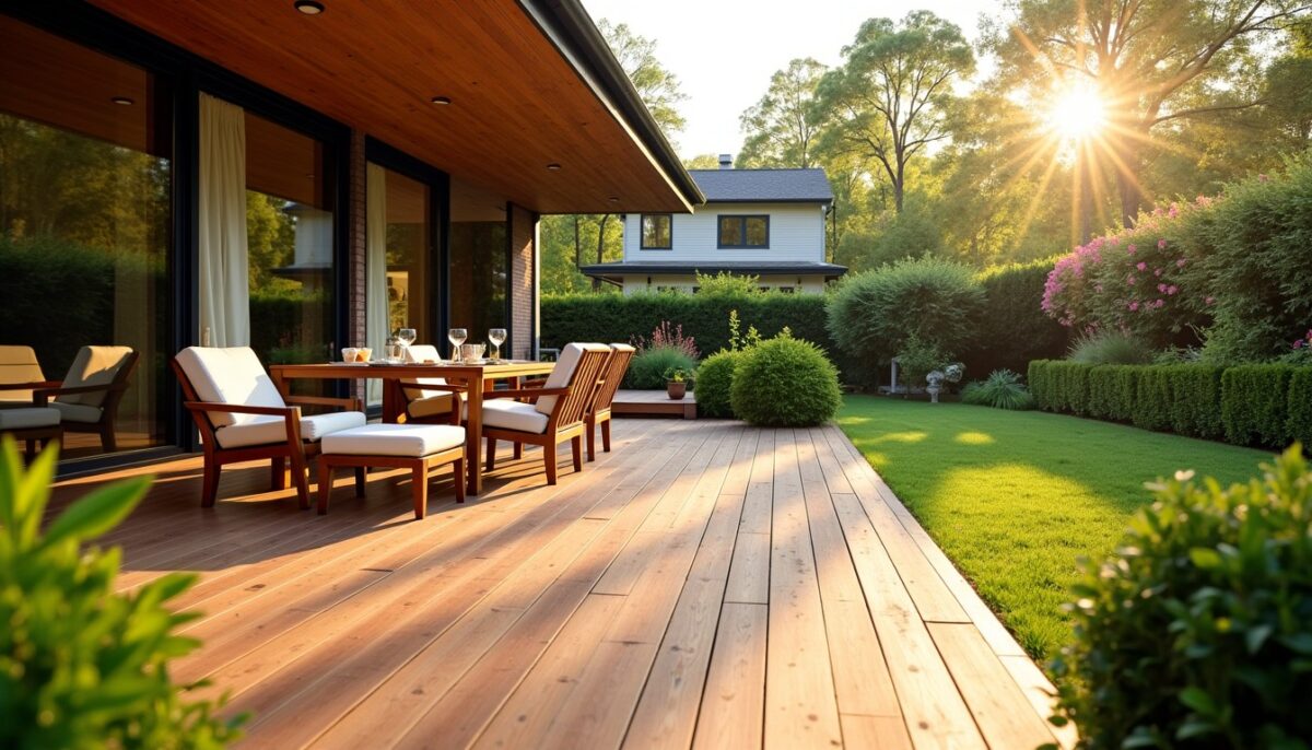Terrasse en surplomb chez le voisin : comprendre les règles et distances légales à respecter