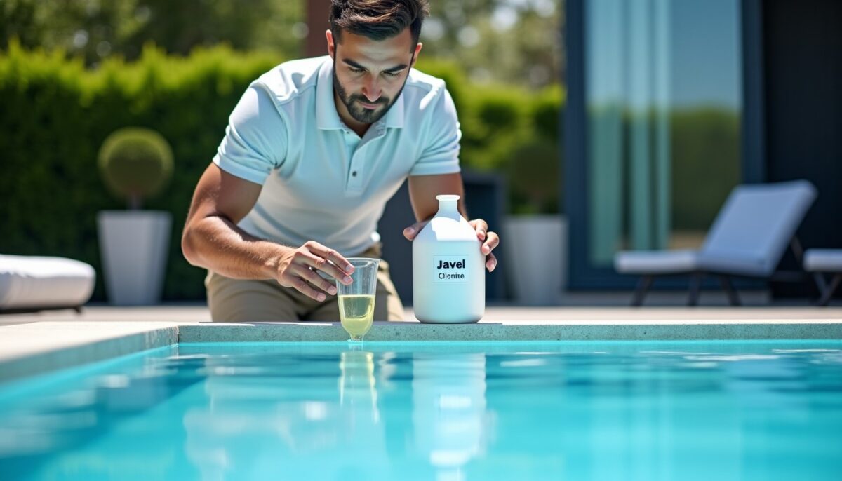 Comment doser l'eau de javel pour une piscine de 50 m³ : guide de calcul et recommandations