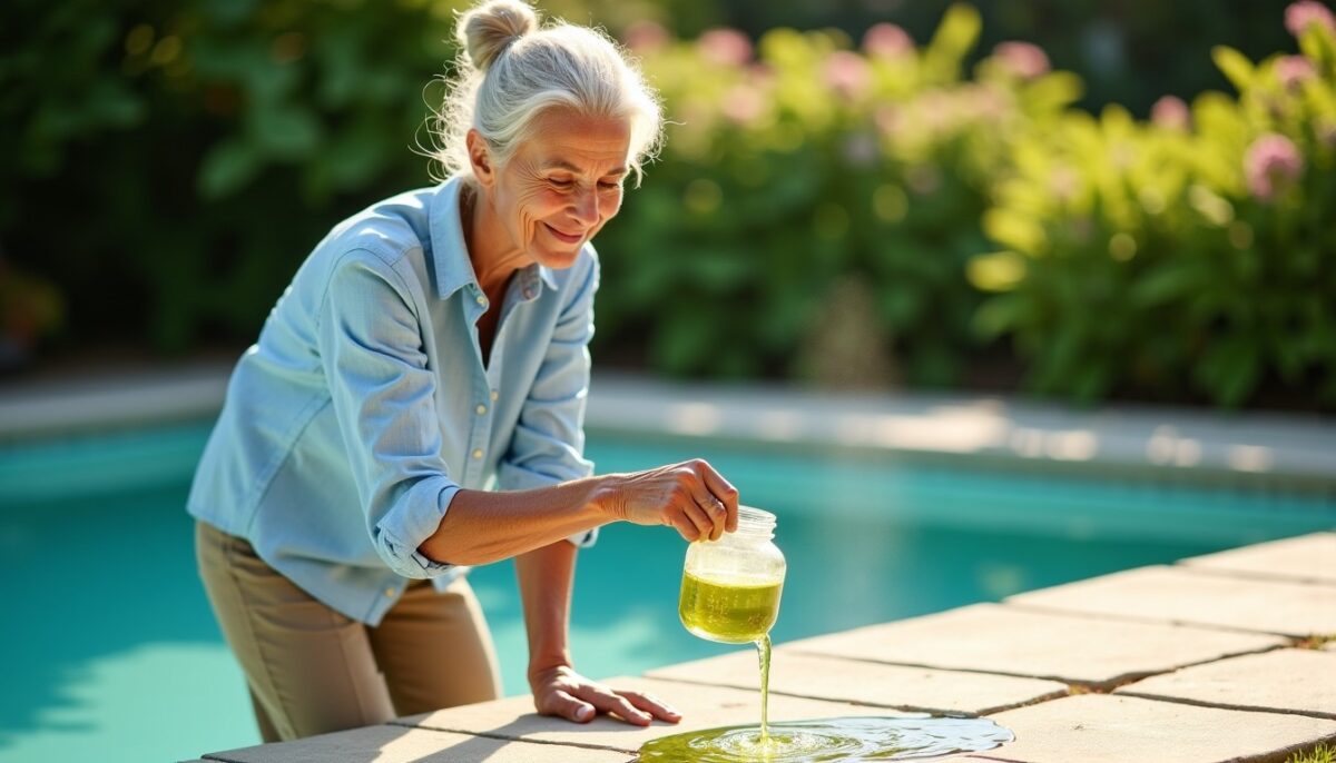 Eau de piscine verte : 7 astuces naturelles de nos grands-mères pour la retrouver limpide