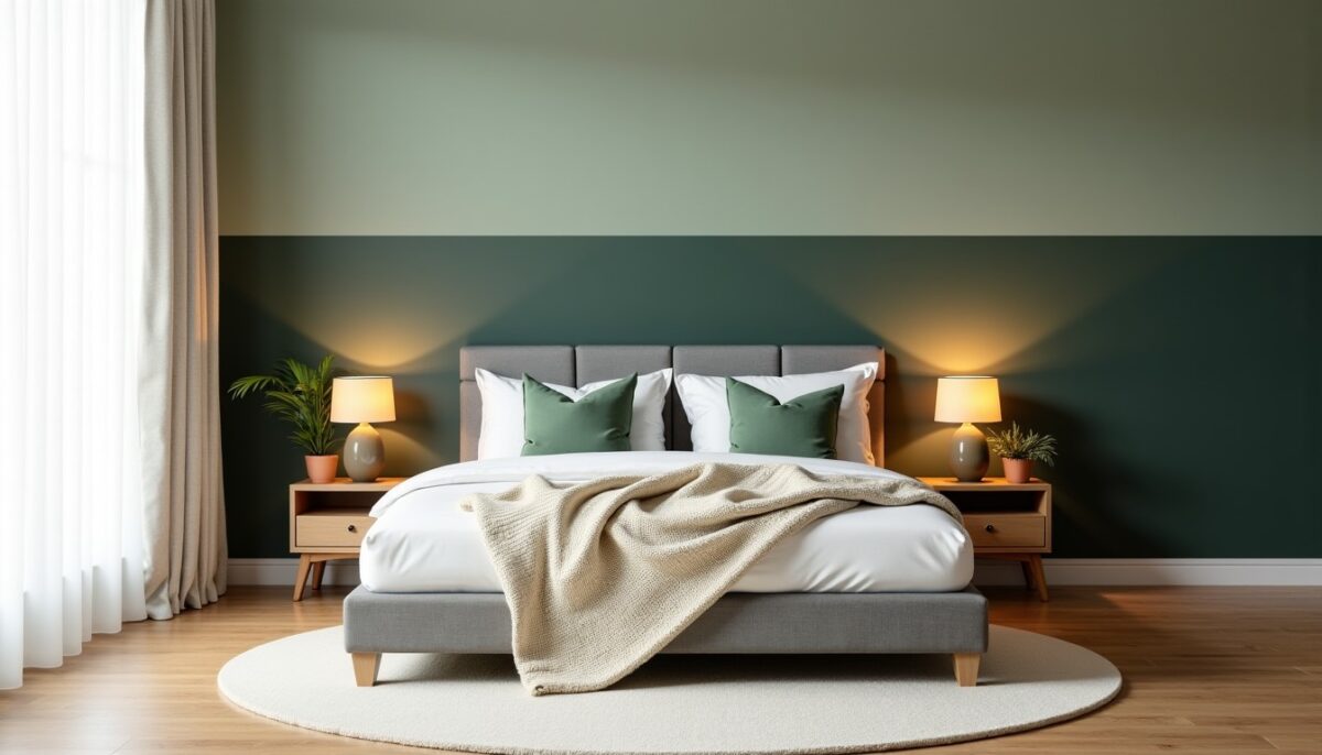 Peinture pour chambre adulte : 12 idées créatives en duo de couleurs