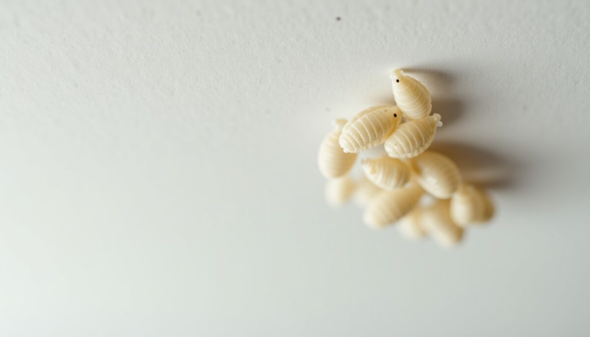 Larves de mites au plafond : comprendre leur origine, méthodes efficaces pour s'en débarrasser et astuces préventives